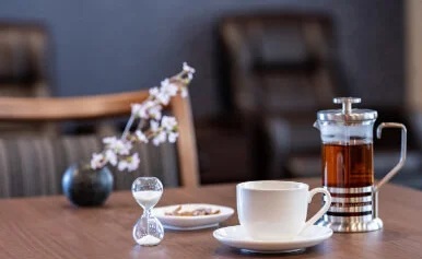 カフェを楽しむ空間